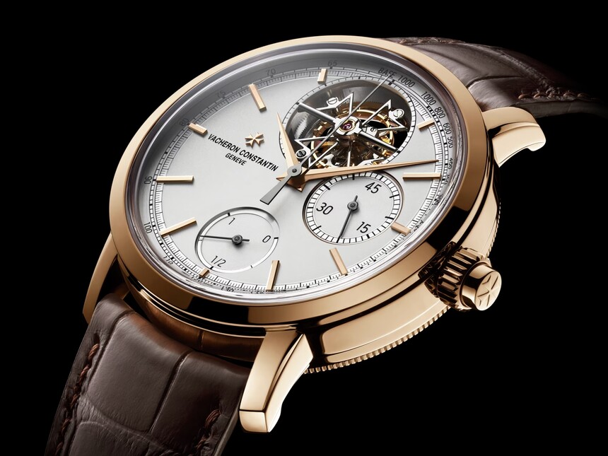 Vacheron Constantin Traditionnelle tourbillon chronograph ovládaný jedním tlačítkem.