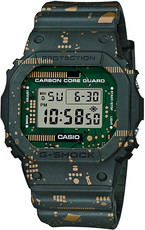 Casio G-Shock Original DWE-5600CC-3ER Carbon Core Guard Circuit Board Camouflage Series (2x zamienny pasek i luneta)