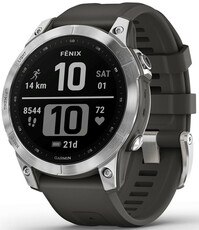 Garmin Fenix 7 Silver / Black Band