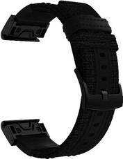 Nylonowy pasek Garmin 26mm (pro Garmin Fenix 7X/6X/5X, Tactix aj.), czarny, QuickFit