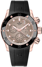 Edox CO-1 Chronolady Chronograph 10255-37RCABRDR