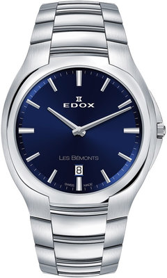 Edox Les Bémonts Quartz Ultra Slim Date 56003-3-buin