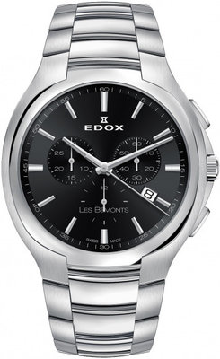 Edox Les Bémonts Ultra Slim Quartz Chronograph 10239-3-nin