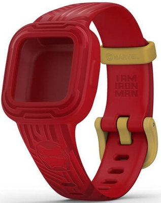 Pasek Garmin Vívofit junior 3, czerwony (Marvel Iron Man)