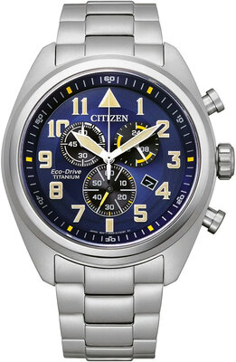 Citizen Sports Eco-Drive Super Titanium Chronograph AT2480-81L