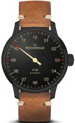 MeisterSinger N03 Automatic AM902BL_SVSL03 Black Line Special Edition