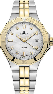 Edox Delfin Diver Date Lady Quartz 53020-357jmnadd