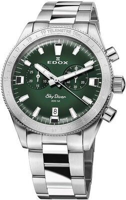 Edox SkyDiver Chronograph Quartz 10116-3-vidn Limited Edition 1000pcs ( + zamienny pasek )