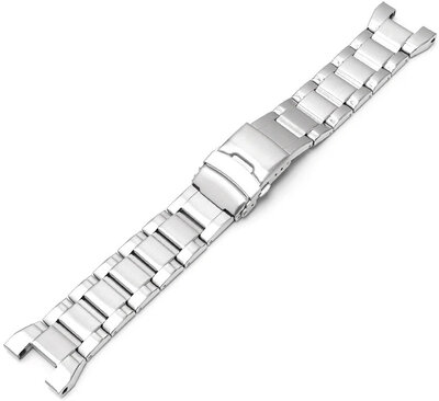 Pasek do Casio G-Steel GST, stalowy, srebrny