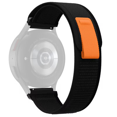 Pasek Quick Release 22 mm, nylon, czarny, rzep (Garmin Venu 3, Forerunner 265, Vívoactive 4 itp.)