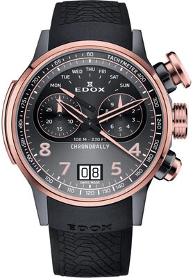 Edox Chronorally Quartz 38003-tingr-grn